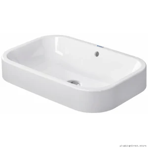 Duravit D.2 Modern Vessel Sink - White Bathroom Sink Set 2314600000