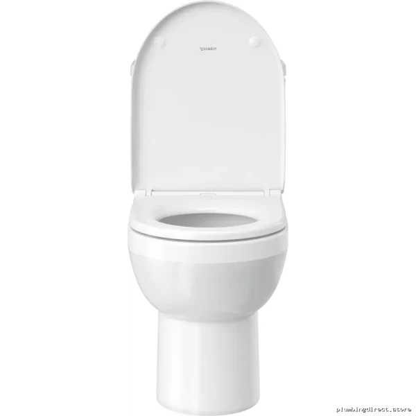 Duravit White Elongated Toilet Seat with Durable Design 0025290000 - Image 2