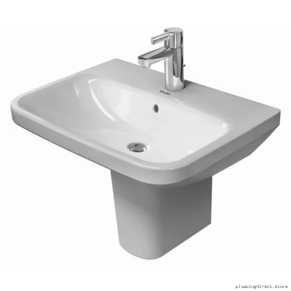 DuraStyle White Widespread Washbasin | Duravit Modern Plumbing Fixtures