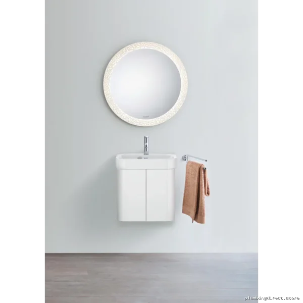 Duravit White Single Hole Handrinse Basin Happy D.2 Modern Bathroom Sink - Image 2