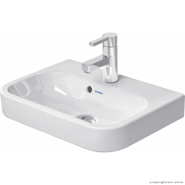 Duravit White Single Hole Handrinse Basin Happy D.2 Modern Bathroom Sink - Image 3