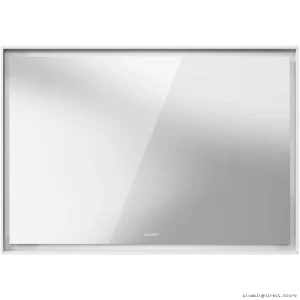 Duravit L-Cube Aluminum Illuminated Vanity Mirror LC7382000006000