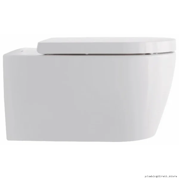 Duravit ME by Starck Wall-Mount Toilet - Modern Space-Saving White Bowl - Image 2