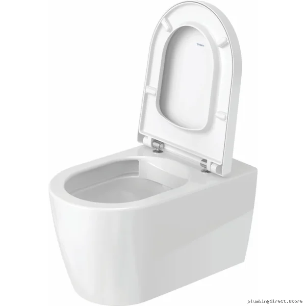 Duravit ME by Starck Wall-Mount Toilet - Modern Space-Saving White Bowl - Image 3