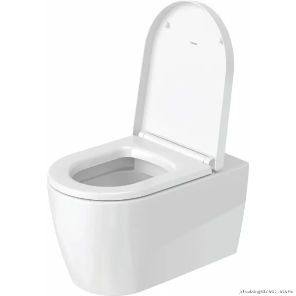 Duravit ME by Starck Wall-Mount Toilet - Modern Space-Saving White Bowl - Image 4