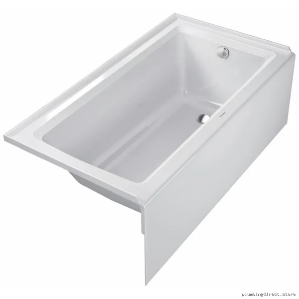 Right-Hand Bathtub Architec 60x32 White Modern Design Duravit - Image 2