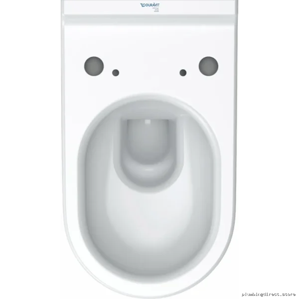 Duravit Starck 3 White Wall-Mounted Toilet Bowl Without Seat - Image 2