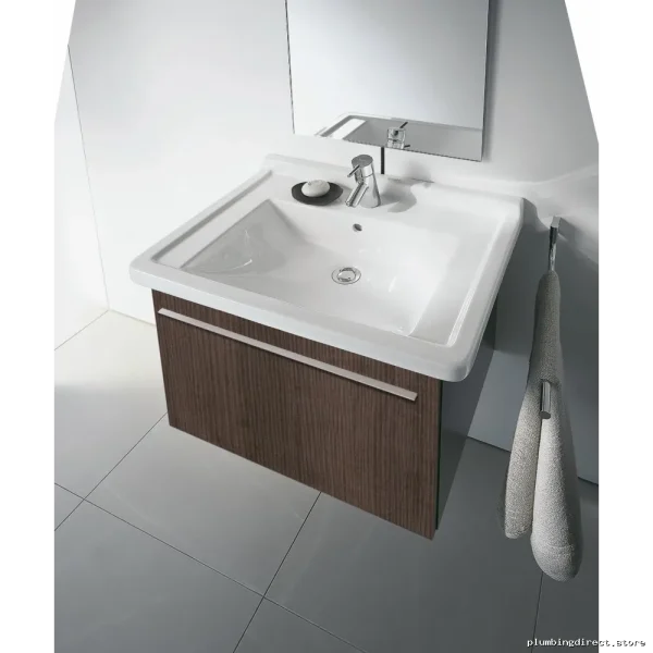 Duravit Starck White Ceramic Single Hole Bathroom Sink 0304700000