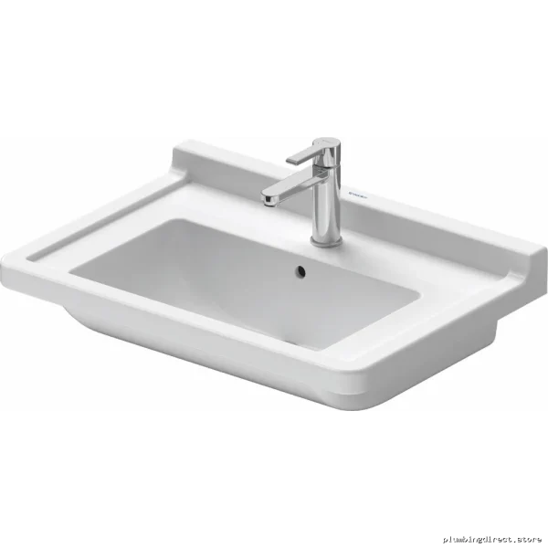 Duravit Starck White Ceramic Single Hole Bathroom Sink 0304700000 - Image 3