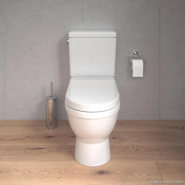 Starck 3 Two-Piece Toilet Kit (Half Bowl) - White Duravit D1909700 - Image 3