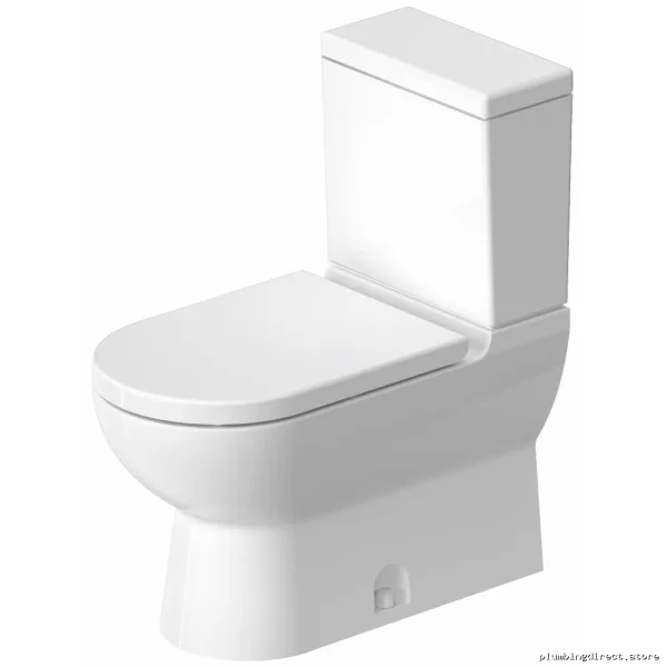 Starck 3 Two-Piece Toilet Kit (Half Bowl) - White Duravit D1909700 - Image 4
