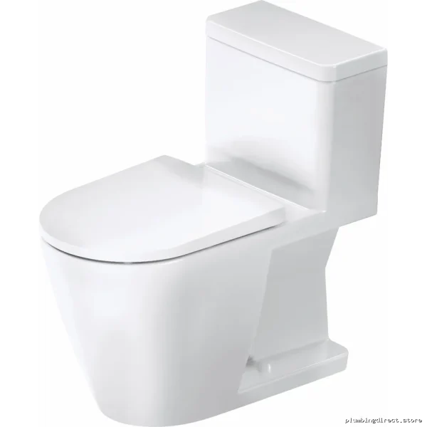 Duravit Tall Elongated 1-Piece Toilet - White - Image 2
