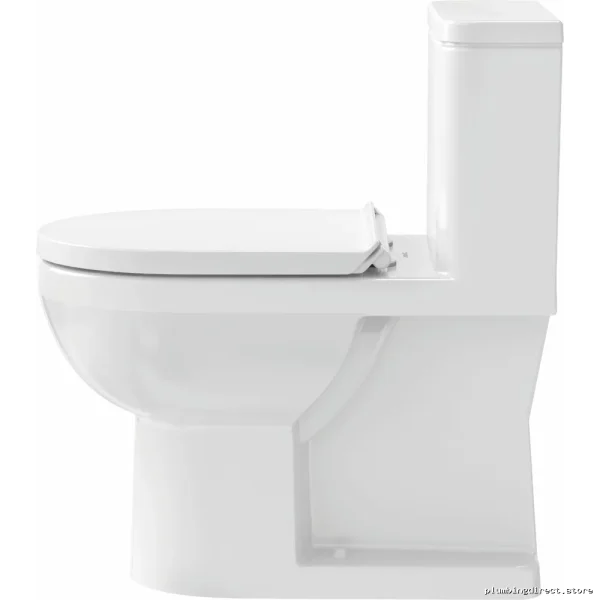 Tall Elongated 1-Piece Toilet Without Seat - White 21950100U3 Duravit - Image 2