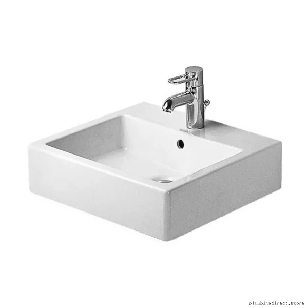 Duravit Vero White Ceramic Washbasin - Modern Bathroom Sink 04545000001