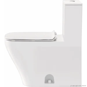 Duravit White Comfort Height Dual Flush Toilet with Seat D4052100