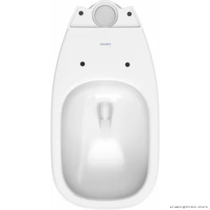Duravit White Elongated Comfort Height Toilet Bowl Without Seat