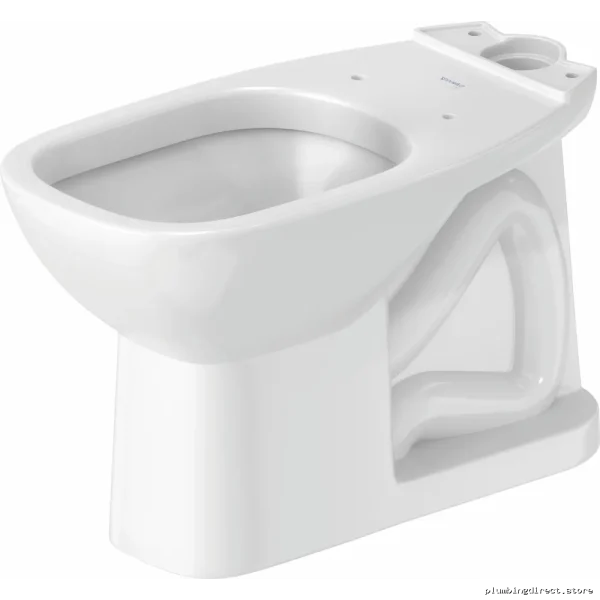 Duravit White Elongated Comfort Height Toilet Bowl Without Seat - Image 2