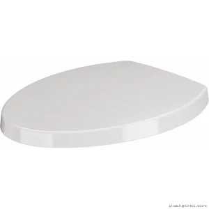 Duravit White Slow-Close Elongated Toilet Seat - Premium Comfort Design