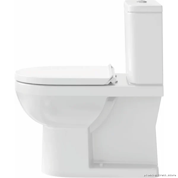 Duravit Tall Elongated Toilet Bowl - White - Image 2
