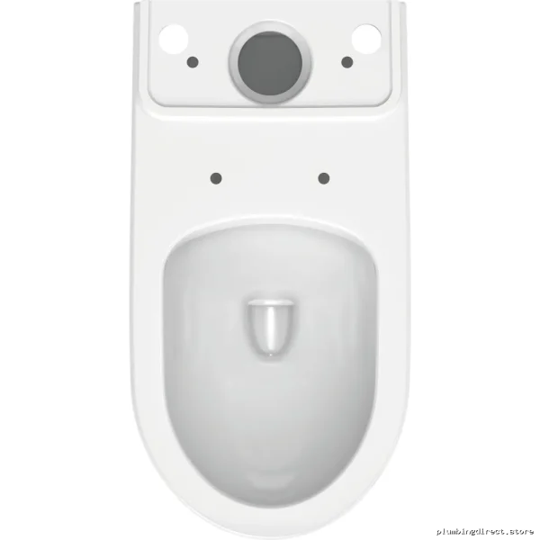 Duravit Tall Elongated Toilet Bowl - White - Image 3