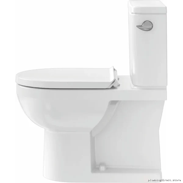 Duravit Tall Elongated Toilet Bowl - White - Image 4