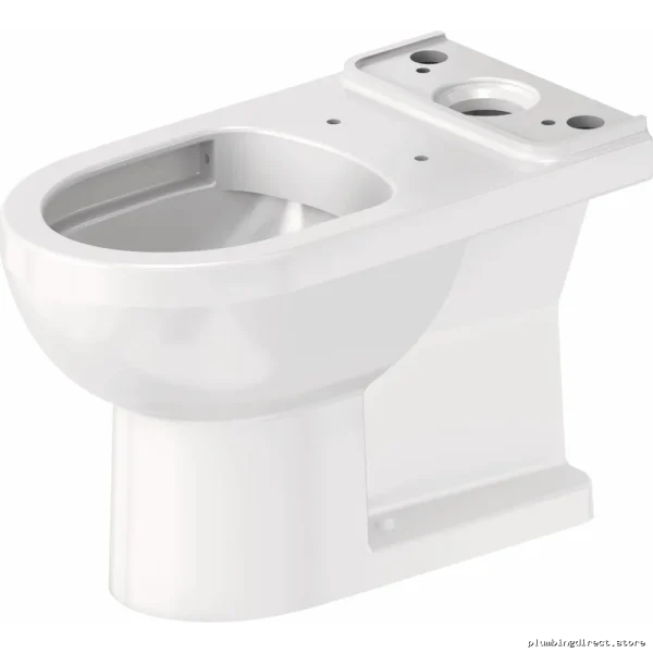 Duravit Tall Elongated Toilet Bowl - White - Image 5