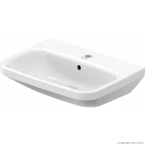 Duravit White Wall-Mounted Sink Single Hole Modern Basin 2319600000