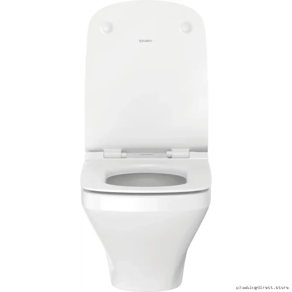 Duravit White Wall-Mounted Toilet Bowl - Modern Space-Saving Design - Image 4