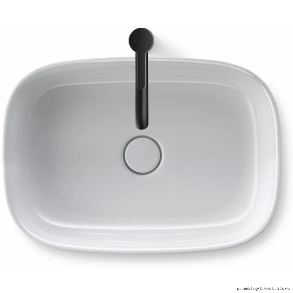 Duravit Zencha Gloss White Vessel Sink for Modern Bathroom Vanity - Image 3