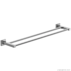Duro 24 Inch Double Towel Bar - Chrome Wall Mount 363DTB-24 Symmons