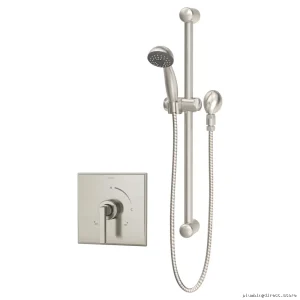 Satin Nickel Hand Shower System Trim - Duro Symmons