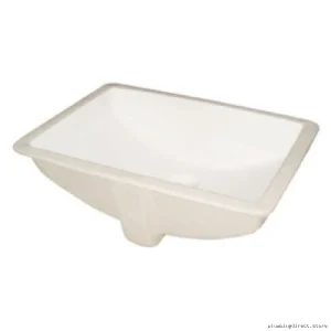 Duval White Undermount Bathroom Sink UL2014BW - Elegant & Durable Design
