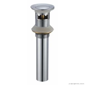 Easy Clicker Drain for Bathrooms with Overflow - Chrome 38F-CHR Duval
