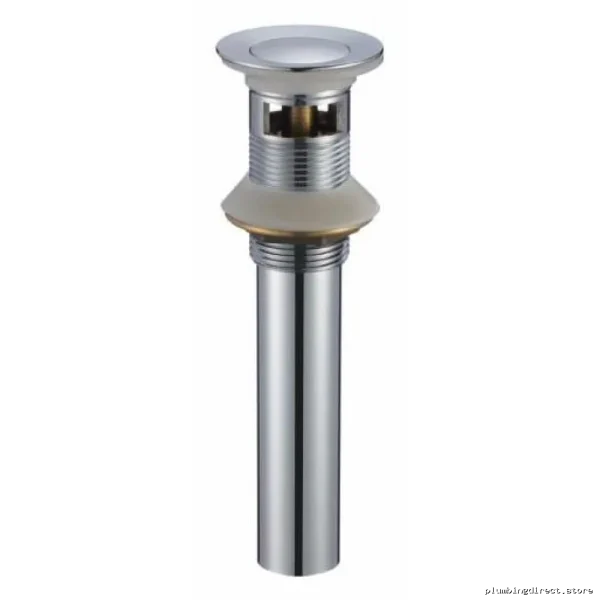 Easy Clicker Drain for Bathrooms with Overflow - Chrome 38F-CHR Duval
