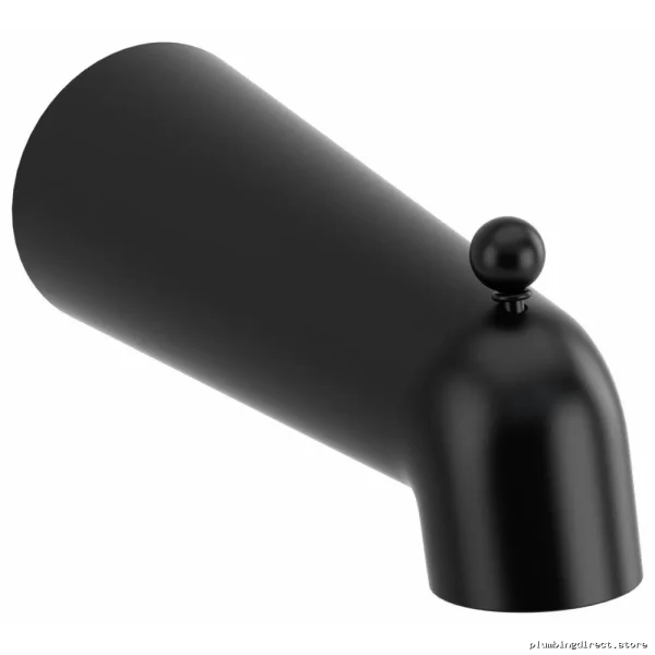 Black Tub Diverter Spout with Easy Install - RioBel 871BK