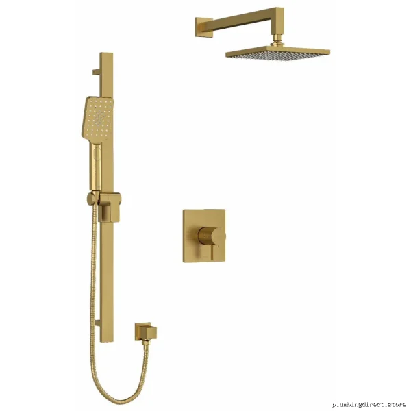 Brushed Gold Easy-Install Shower Trim - Paradox Collection RIOBEL