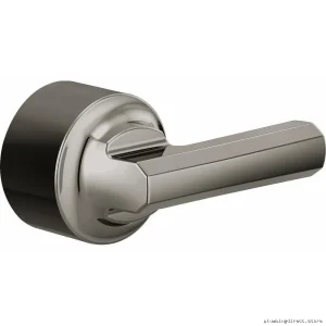 Easy Install Thermostat Shower Trim in Black Onyx with Lever Handle