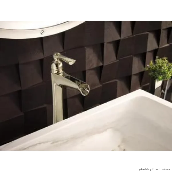 Eco-Friendly Brizo Polished Nickel Vessel Sink Faucet - 1.2GPM Single Hole