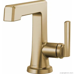 Luxe Gold Single Hole Bathroom Faucet 1.2 GPM - Brizo 65098LF-GL-ECO
