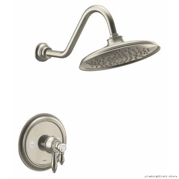 Eco-Friendly Brush-Nickel Showerhead Set | Weymouth Collection