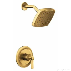 Eco-Friendly Flara M-Core Shower Trim - Brushed Gold Moen Compatible UTS