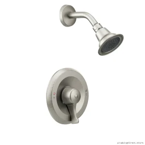 Commercial-Grade Eco-Friendly Posi-Temp Shower Trim - Brushed Nickel Finish, T8375EP15CBN Moen