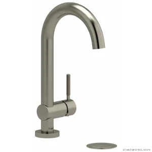 Riu RU07KNBN Single Hole Bathroom Faucet - Eco-Friendly Low Flow Design with Polished Chrome Finish & Ergonomic Lever Handles