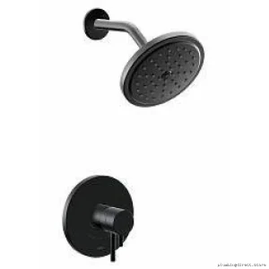 EcoFriendly MatteBlack ShowerTrim AlignMCoreSeries Moen