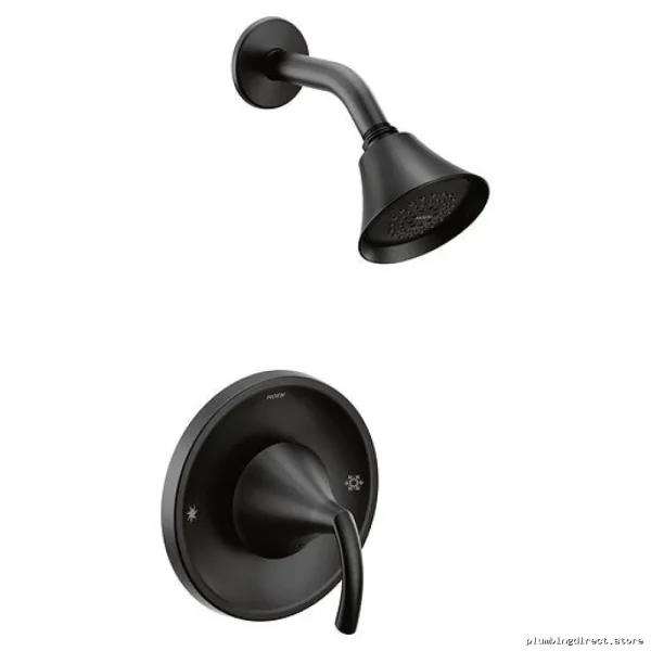 Eco-Friendly Posi-Temp Shower Trim - Matte Black T2742EPBL Moen Compatible