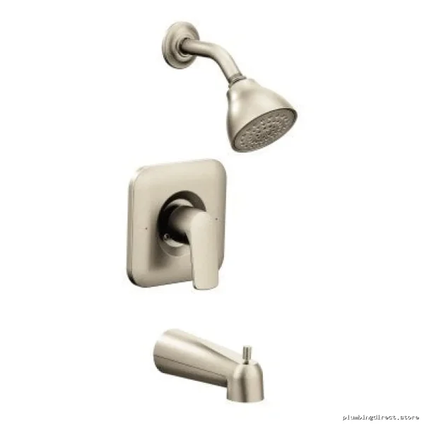 Eco-Friendly Posi-Temp Tub/Shower Trim in Brushed Nickel Finish Rizon