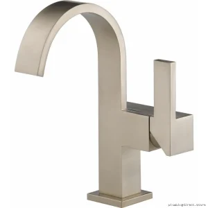 Siderna Eco-Friendly Single-Hole Bath Faucet – Water Saving Design with Brushed Nickel Finish & ECO Technology