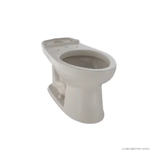 Eco-Friendly Drake Elongated Toilet Bowl - Bone C744E#03 Toto