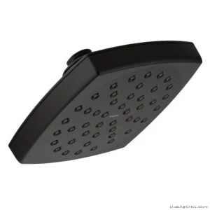 Eco-Friendly Voss High-Powered Rainshower Head in Matte Black