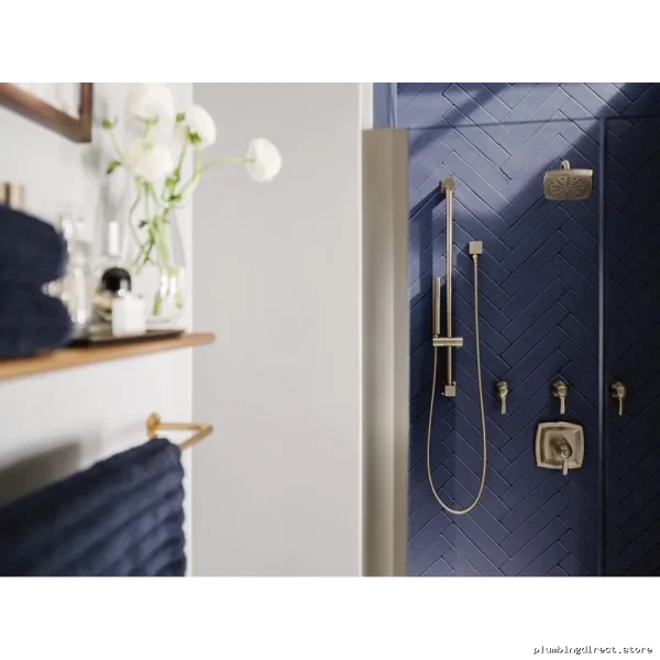 Eco-Friendly Water-Saving Hand Shower with Slide Bar - Moen Brushed Nickel - Image 2
